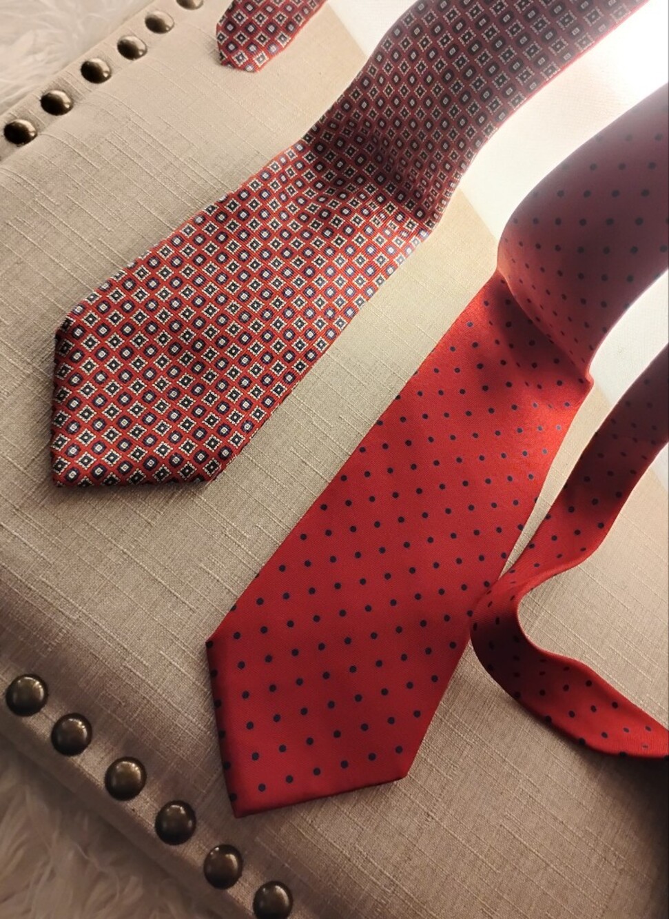 Polo Ralph Lauren Neck Ties. Two 100% Silk. Handmade.